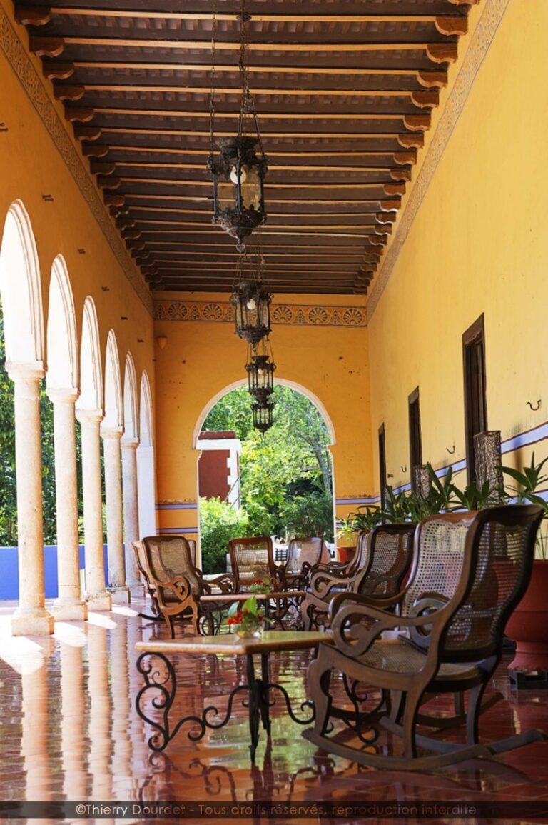 113 - PATIO DE LA HACIENDA - MEXIQUE - Valladolid