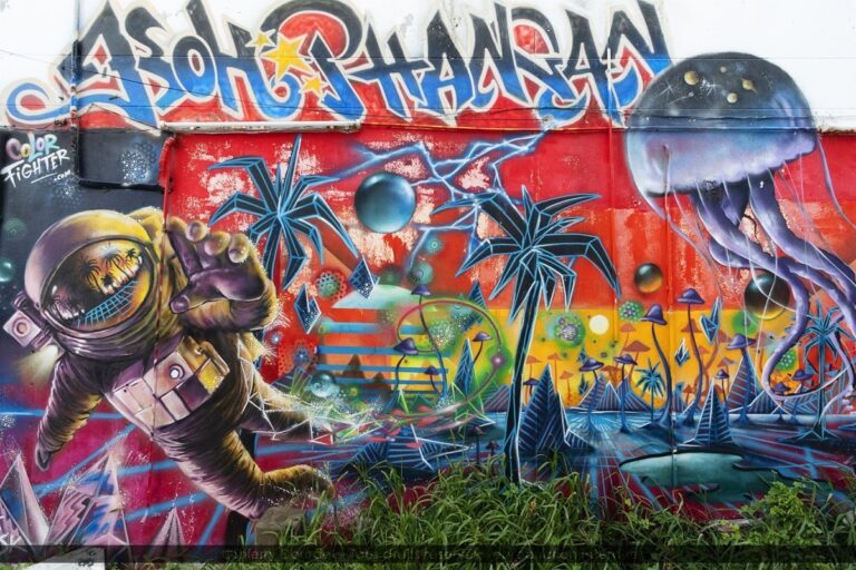 274 - COSMONAUTE STREET ART - THAILANDE - Kho Phan Gan