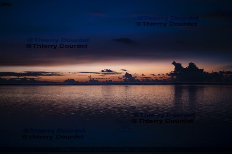 354 - COUCHER BLEU - ILE MAURICE - Le Morne