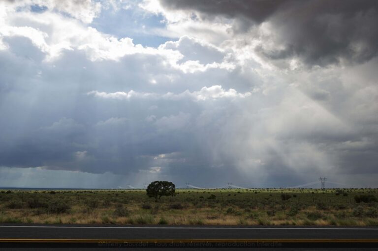 73 - STORM ON THE ROAD - USA - Côte Californienne