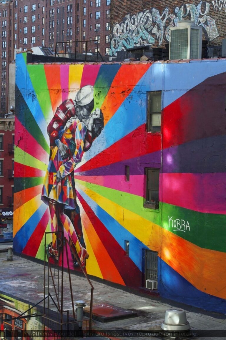 88 - STREET-ART HIGH LINE - USA - New-York